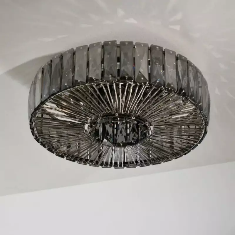 Amarys Modern Luxury LED Glass Round Ceiling Light