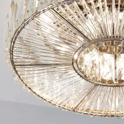 Amarys Modern Luxury LED Glass Round Ceiling Light
