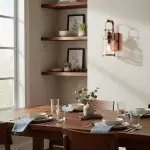 Bureau Industrial Antique Iron Glass Jar Wall Sconce