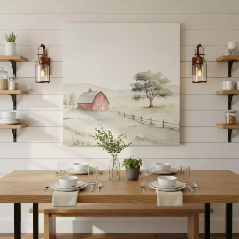 Bureau Industrial Antique Iron Glass Jar Wall Sconce