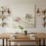 Bureau Industrial Antique Iron Glass Jar Wall Sconce