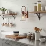 Bureau Industrial Antique Iron Glass Jar Wall Sconce