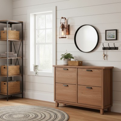 Bureau Industrial Antique Iron Glass Jar Wall Sconce