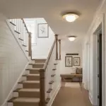 Solindra Modern Travertine Round Ceiling Light