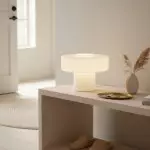 Aetheris Modern Colorful Glass Mushroom Table Lamp