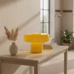 Aetheris Modern Colorful Glass Mushroom Table Lamp