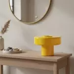 Aetheris Modern Colorful Glass Mushroom Table Lamp