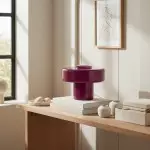 Aetheris Modern Colorful Glass Mushroom Table Lamp