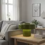 Aetheris Modern Colorful Glass Mushroom Table Lamp