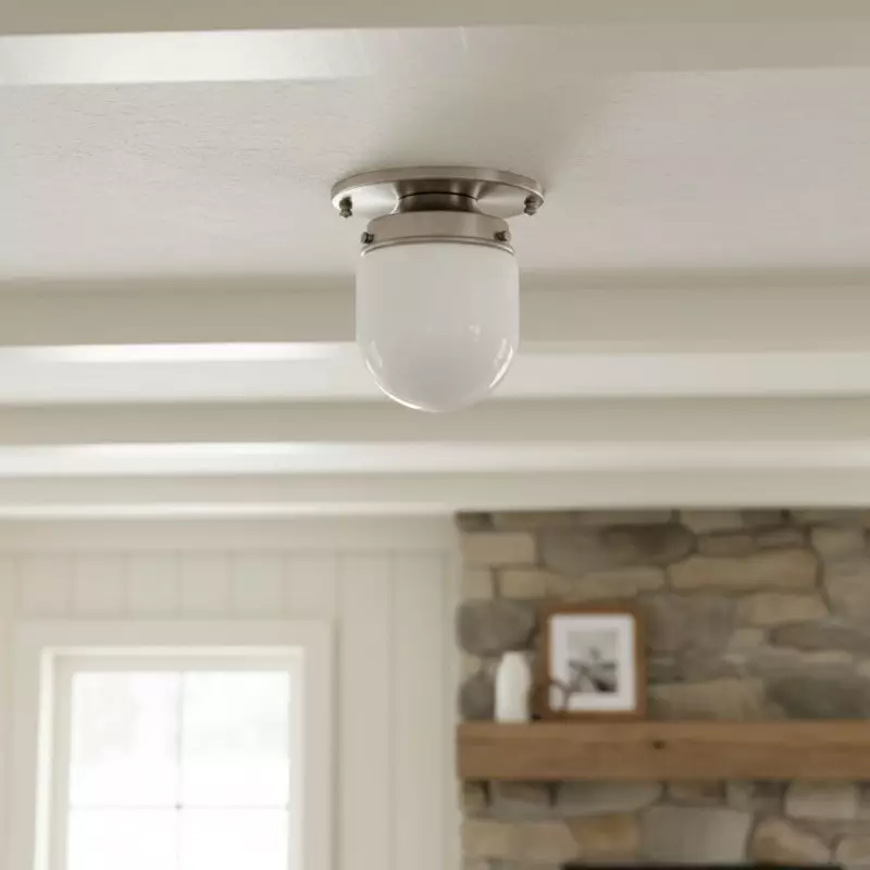 Roger Modern Brass Flush Mount Metal Ceiling Light