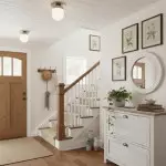 Roger Modern Brass Flush Mount Metal Ceiling Light