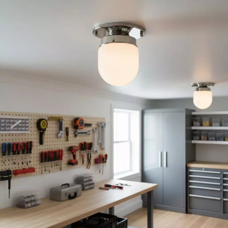 Roger Modern Brass Flush Mount Metal Ceiling Light