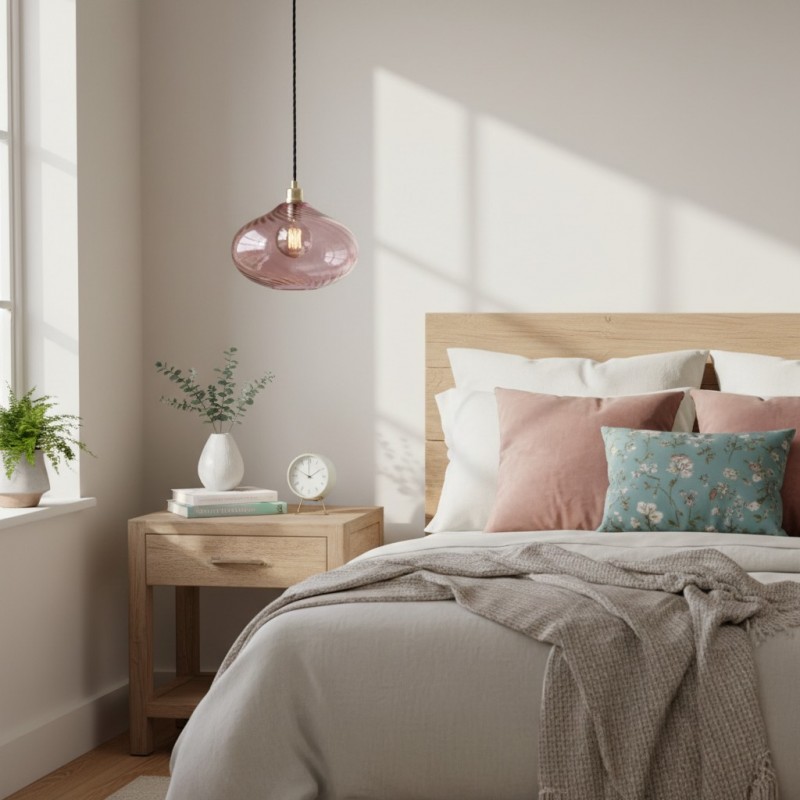 Lunaris Modern Globe Glass Pendant Light