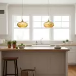 Lunaris Modern Globe Glass Pendant Light