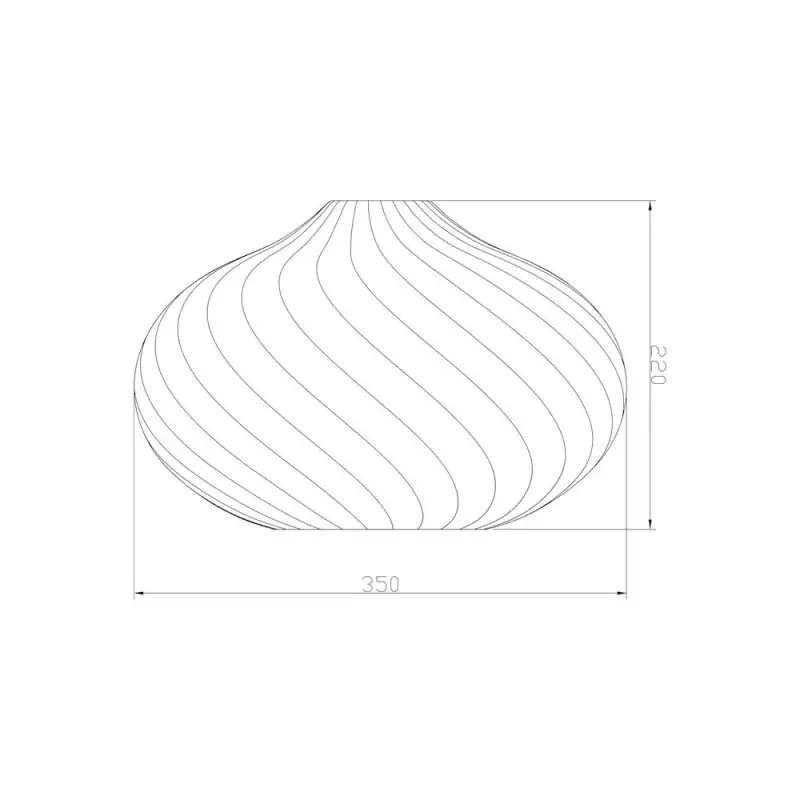 Lunaris Modern Globe Glass Pendant Light