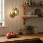 Ondrea Modern Rechargeable Ribbed Glass Globe Sconce