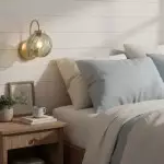 Ondrea Modern Rechargeable Ribbed Glass Globe Sconce