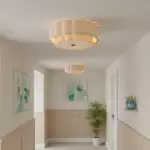 Syloria Vintage Fabric Flower Ceiling Light