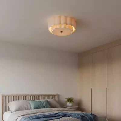 Syloria Vintage Fabric Flower Ceiling Light