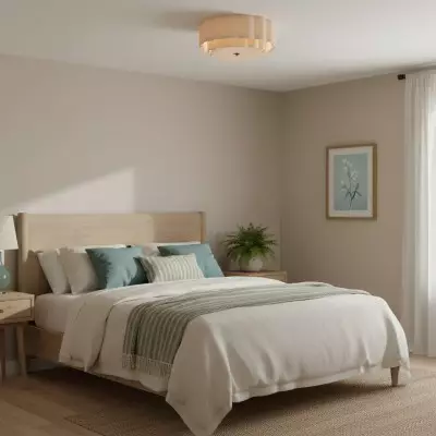 Syloria Vintage Fabric Flower Ceiling Light