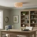 Syloria Vintage Fabric Flower Ceiling Light