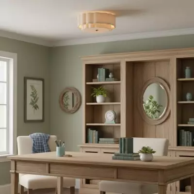 Syloria Vintage Fabric Flower Ceiling Light