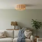 Syloria Vintage Fabric Flower Ceiling Light