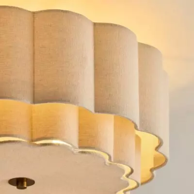 Syloria Vintage Fabric Flower Ceiling Light