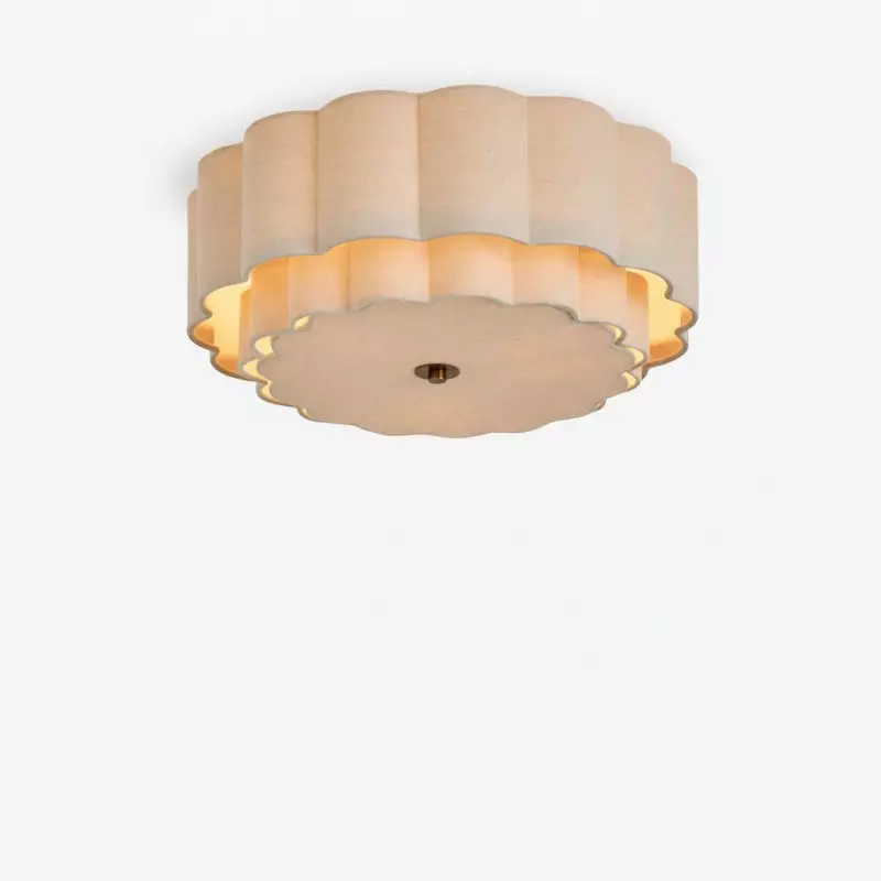 Syloria Vintage Fabric Flower Ceiling Light
