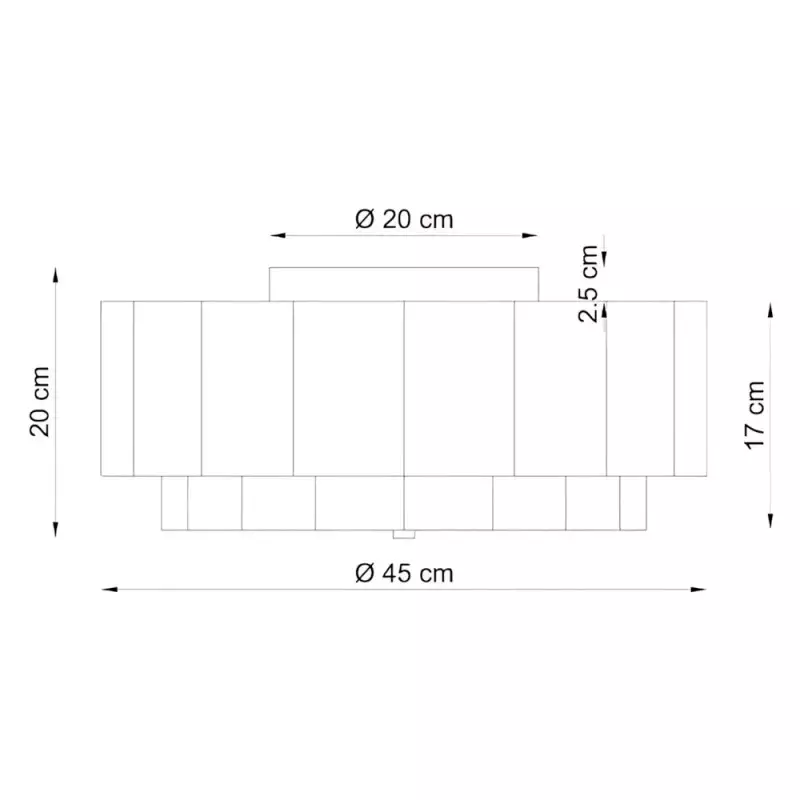 Syloria Vintage Fabric Flower Ceiling Light