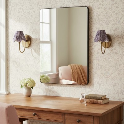 Caelith Vintage Fabric Scallop Sconce