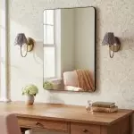 Caelith Vintage Fabric Scallop Sconce