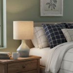 Daphne Vintage Ceramic Linen Shade Table Lamp