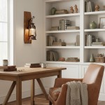 Vaelora Vintage Kerosene Wood Backplate Metal Wall Sconce