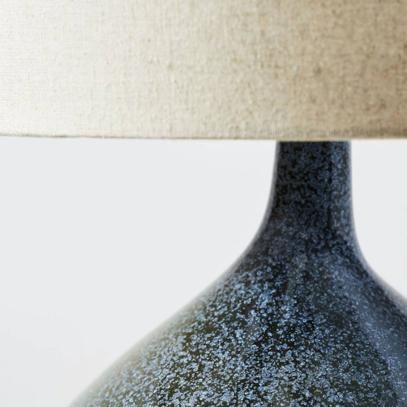 Daphne Vintage Ceramic Linen Shade Table Lamp