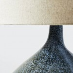 Daphne Vintage Ceramic Linen Shade Table Lamp