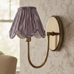 Ondrea Modern Rechargeable Ribbed Glass Globe Sconce