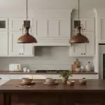 Soliviel Industrial Metal Dome Pendant Light