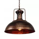 Soliviel Industrial Metal Dome Pendant Light