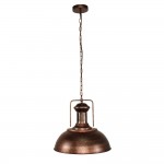 Soliviel Industrial Metal Dome Pendant Light