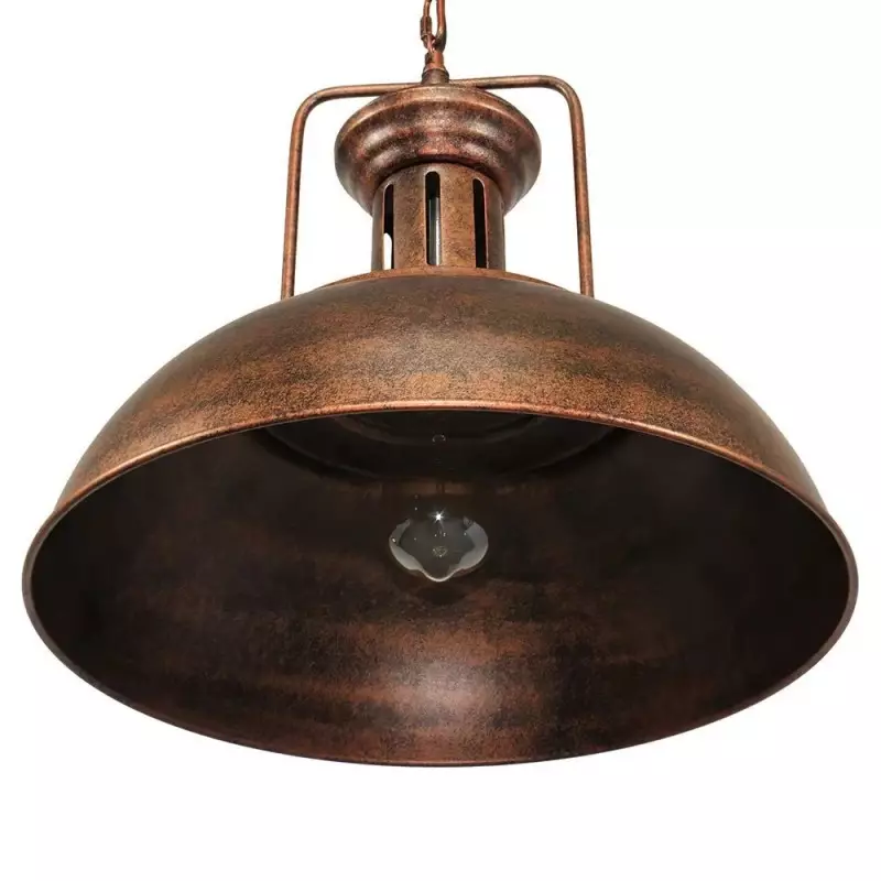Soliviel Industrial Metal Dome Pendant Light