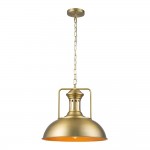 Soliviel Industrial Metal Dome Pendant Light