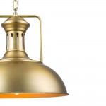 Soliviel Industrial Metal Dome Pendant Light
