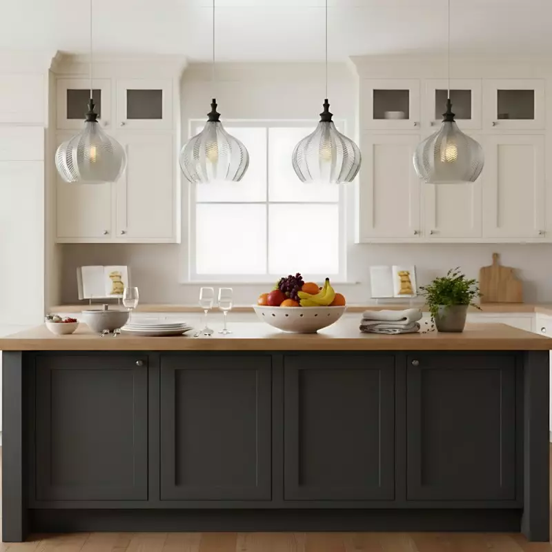 Nyxara Mid-Century Mini Glass Pendant light