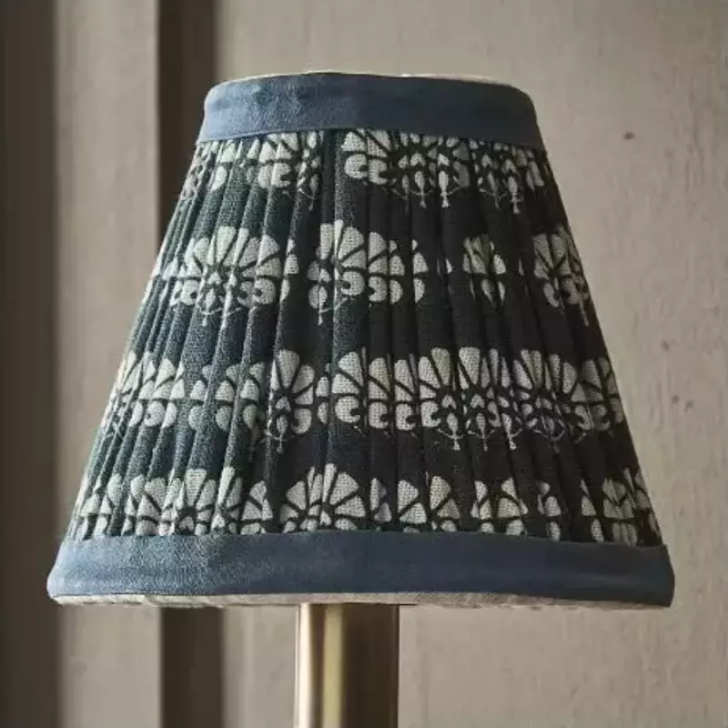 Orphelyx French Brass Fabric Shade Sconce Light
