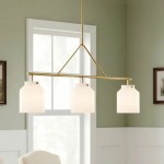 Auralis Modern Milk Glass 3-Light Dome Chandelier