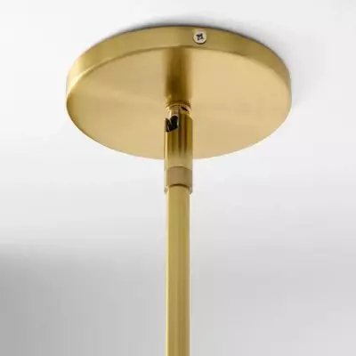 Auralis Modern Milk Glass 3-Light Dome Chandelier