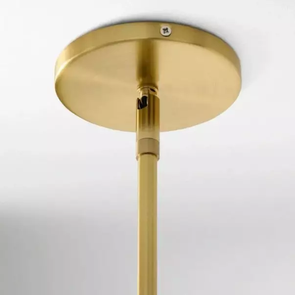 Auralis Modern Milk Glass 3-Light Dome Chandelier