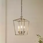 Aria Farmhouse Wrought Iron Lantern Chandelier Light
