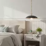 Velmara Farmhouse Metal Flower Pendant Light